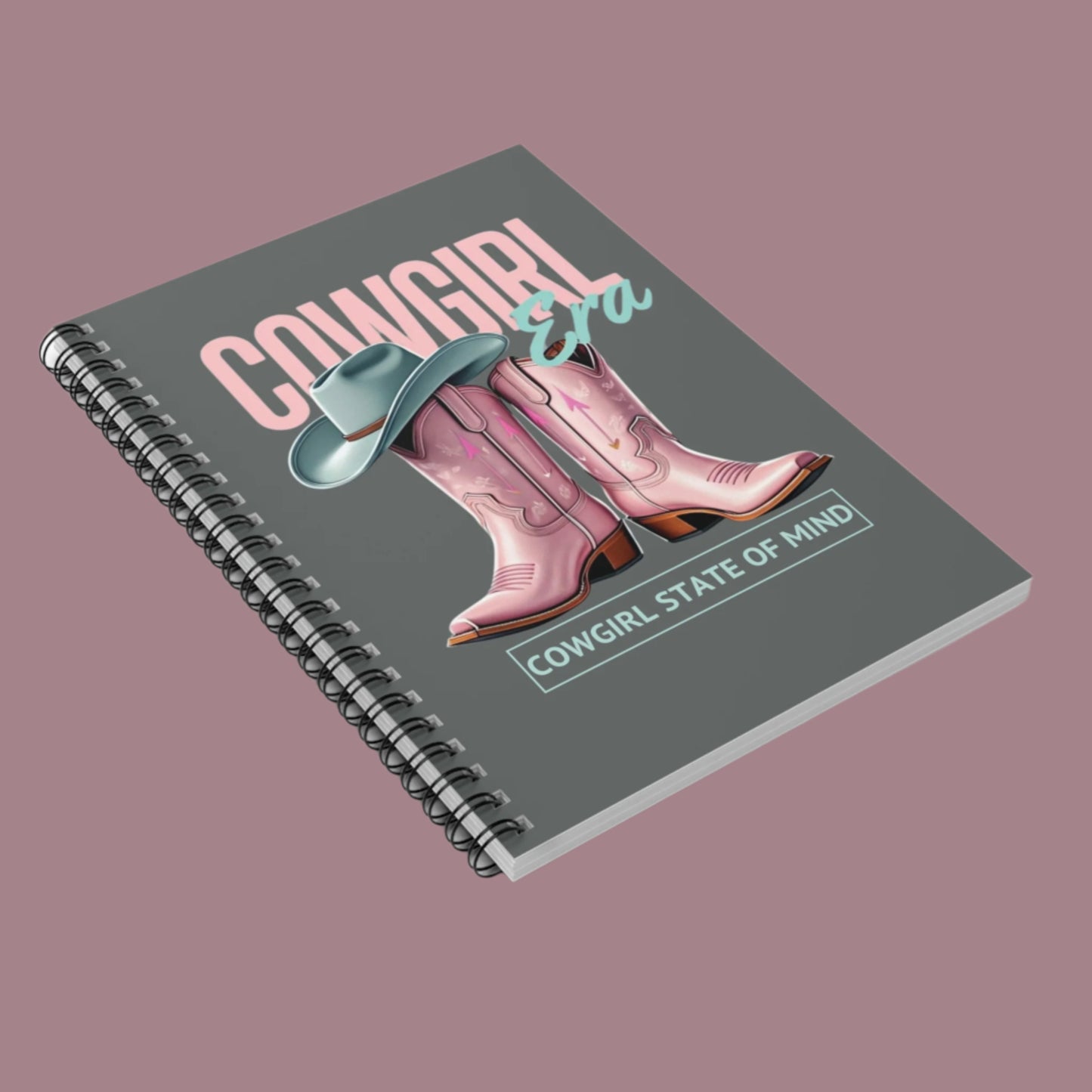 Cowgirl Era Spiral Notebook β "Cowgirl State of Mind" | Western Horse Lover Journal | Rodeo & Equestrian Gift | Ruled Lined Journal for Equestrians & Horse Enthusiasts