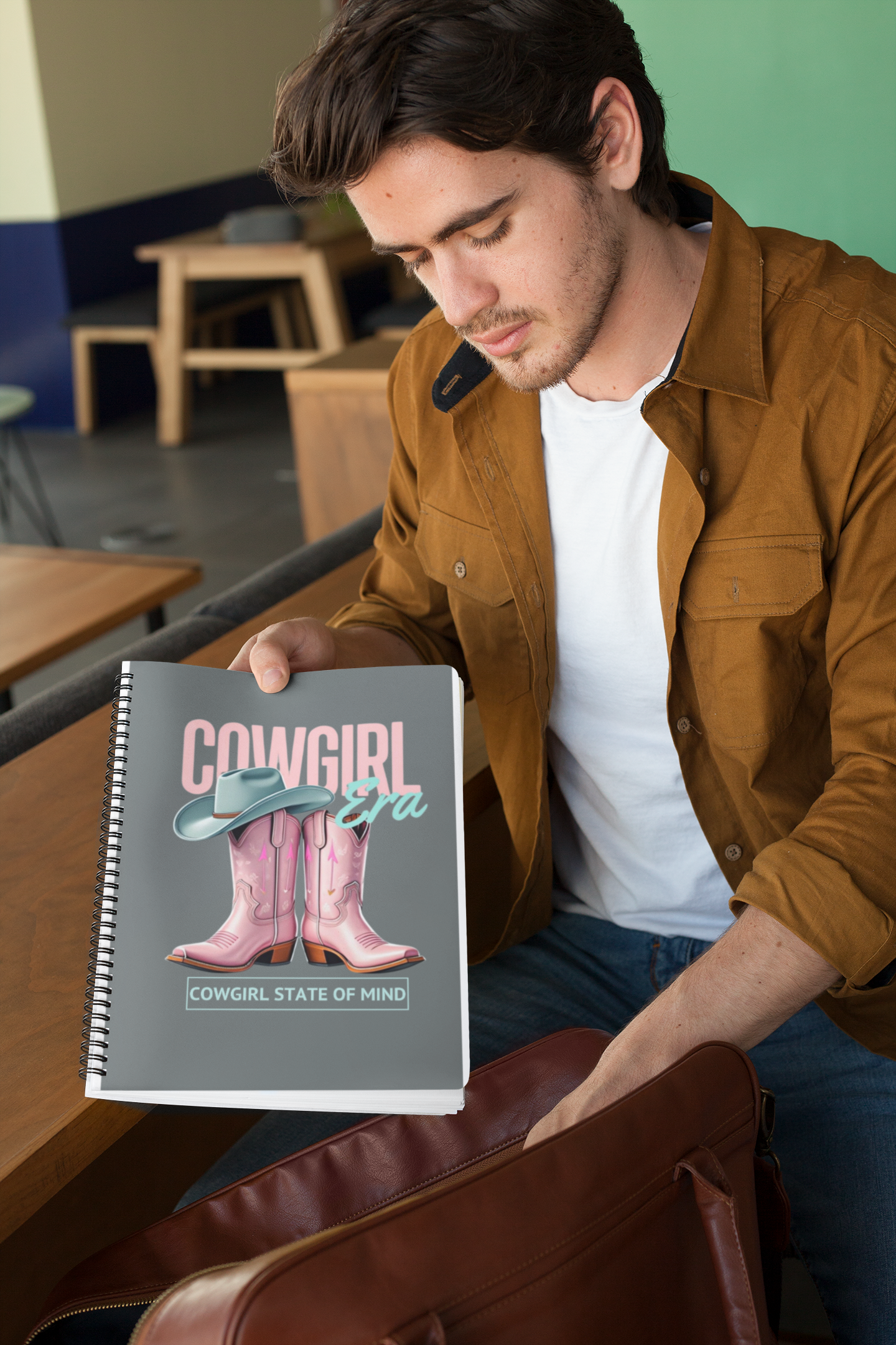 Cowgirl Era Spiral Notebook β "Cowgirl State of Mind" | Western Horse Lover Journal | Rodeo & Equestrian Gift | Ruled Lined Journal for Equestrians & Horse Enthusiasts