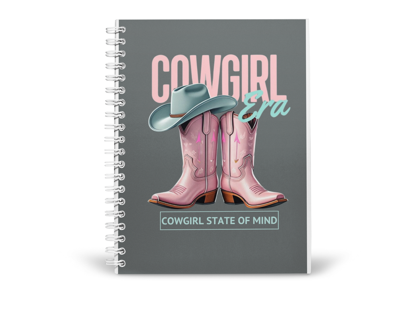 Cowgirl Era Spiral Notebook β "Cowgirl State of Mind" | Western Horse Lover Journal | Rodeo & Equestrian Gift | Ruled Lined Journal for Equestrians & Horse Enthusiasts